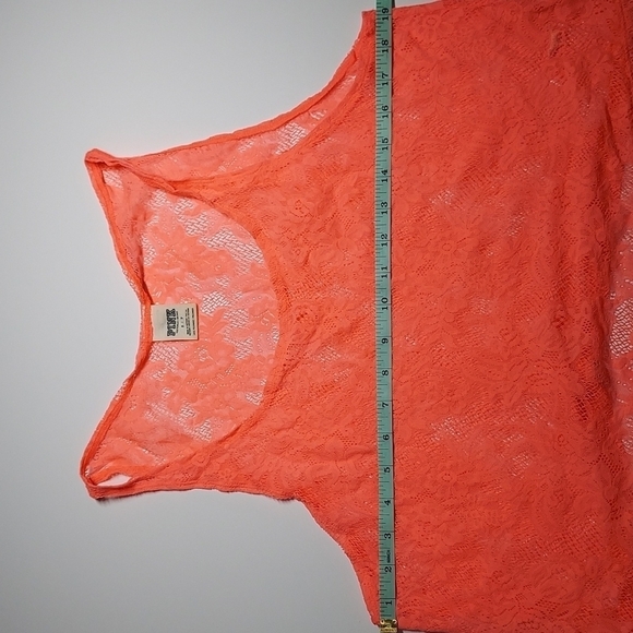 Victoria Secret Pink 100% Polyamide Lace Tank Top Size Small / Petite - Picture 3 of 7